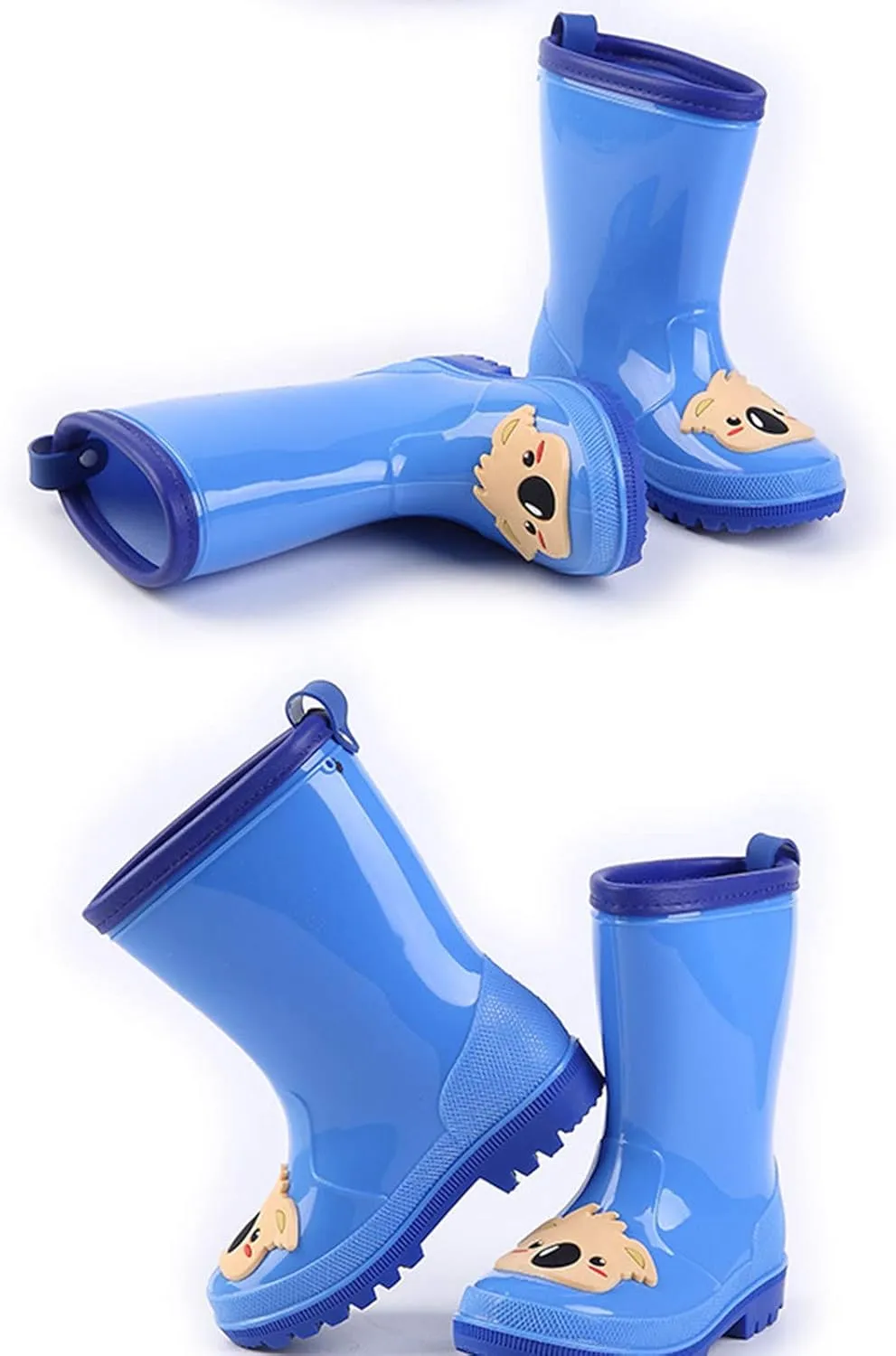 Infant Rubber Cartoon Girls Shoes Toddler Boots Boys Rain Rain Kids Baby Shoes Girls High Heels