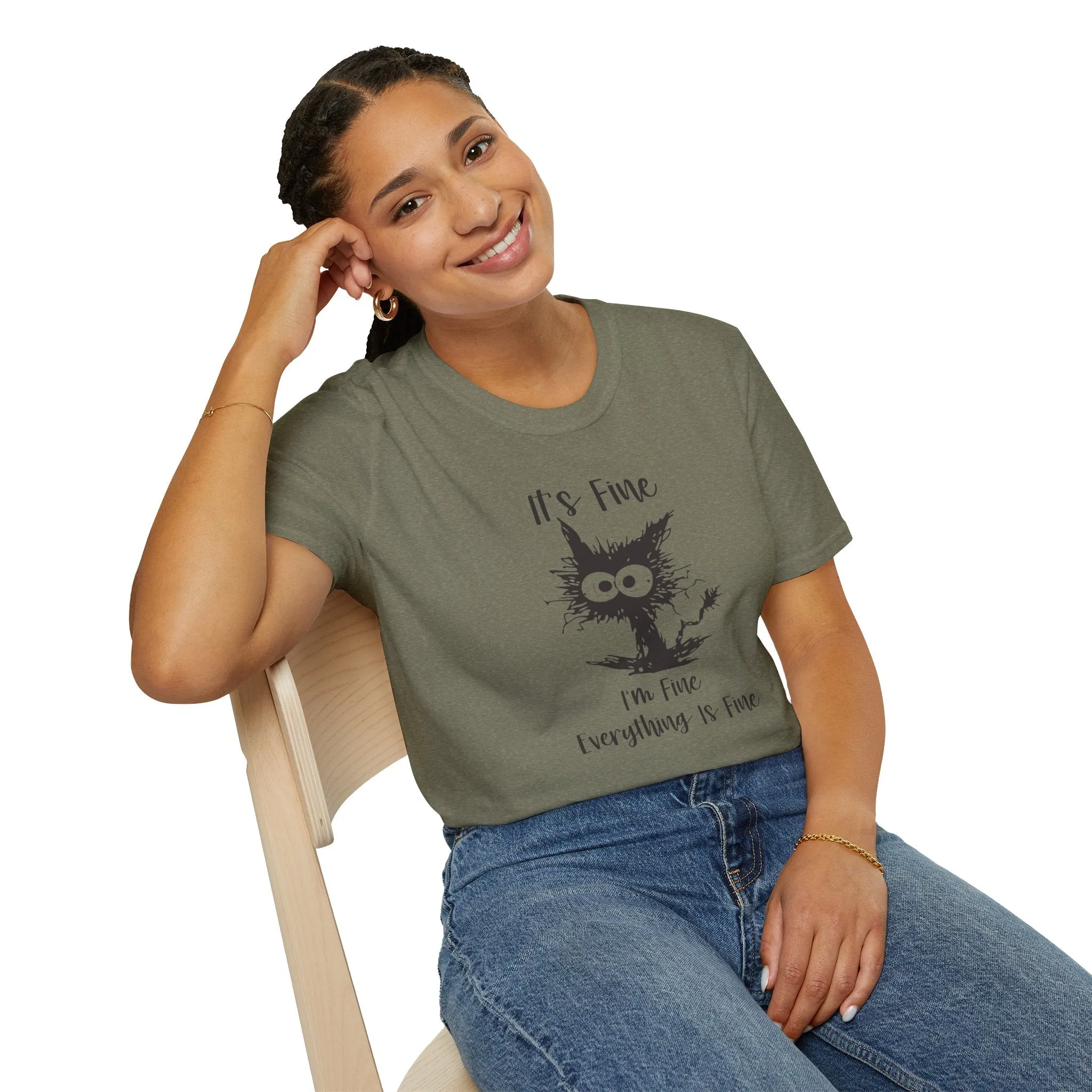 It's Fine, Im Fine, Everything Is Fine - Funny Graphic Tee