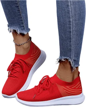 Ladmiple Gym Shoes For Women Workout Running Slip On Non Slip Walking Shoes Lightweight Tennis Fashion Athletic Sneakers