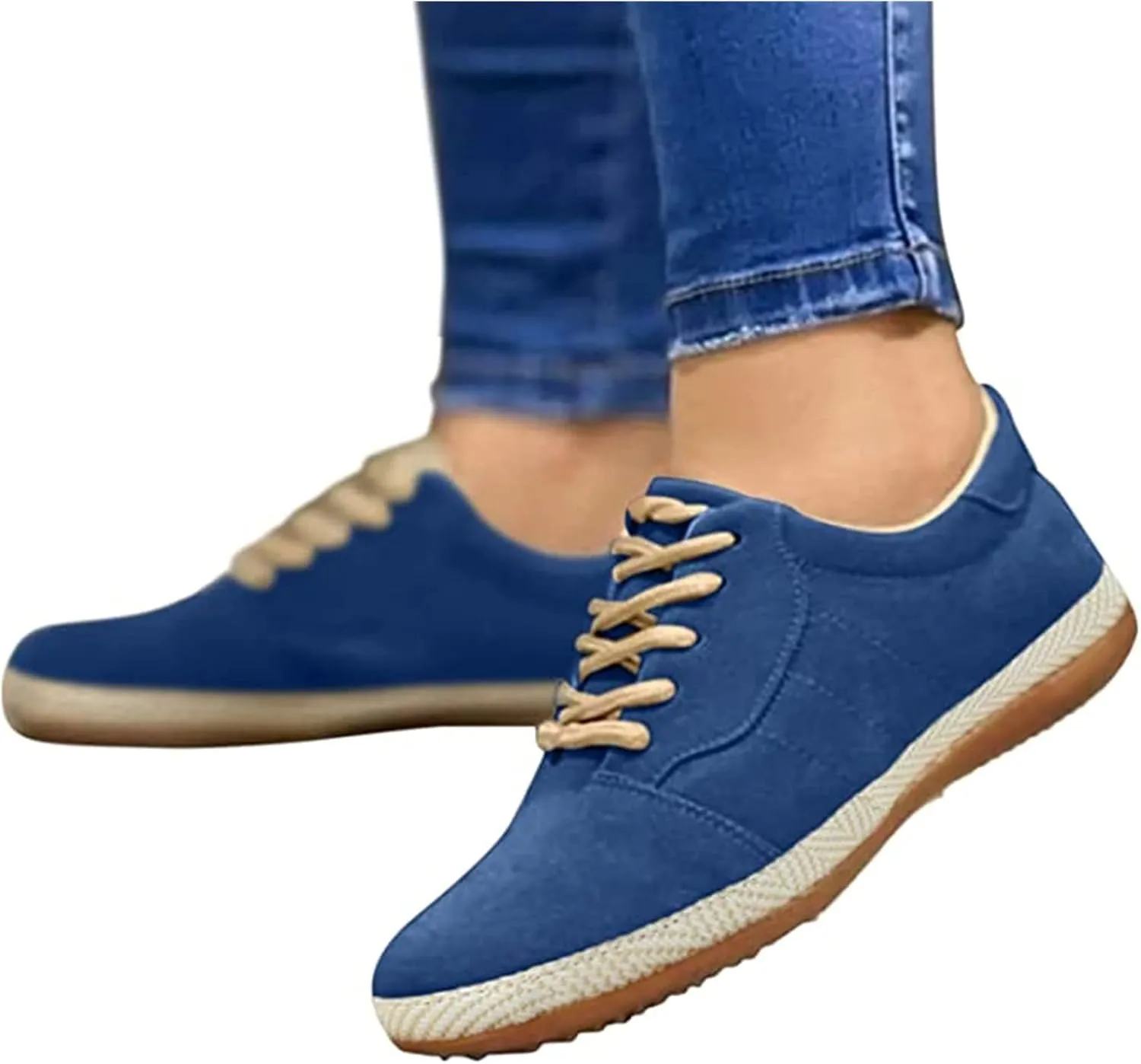 Ladmiple Shoes For Women Sneakers Slip Ons Canvas Shoes Fashion Casual Summer Low Top Platform Walking Flats Loafers