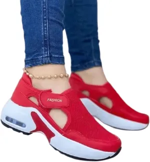 Ladmiple Shoes For Women Sneakers Trendy Casual Lace Up Dressy Summer Fashion Low Top Slip On Platform Walking Shoes