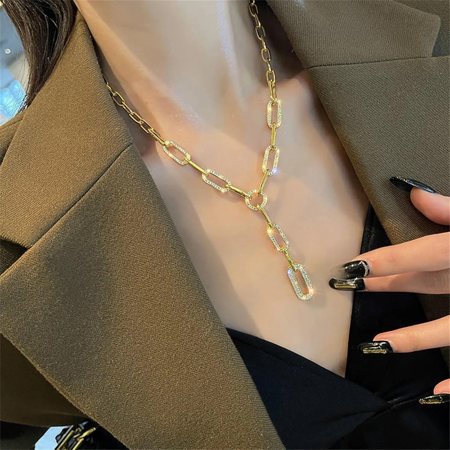 Layered Gold Necklaces for Women Dainty 14K Gold Plated Snake Chain Layered Necklaces Stacked Necklaces Herringbone Necklace Gold Jewelry Gift for Women