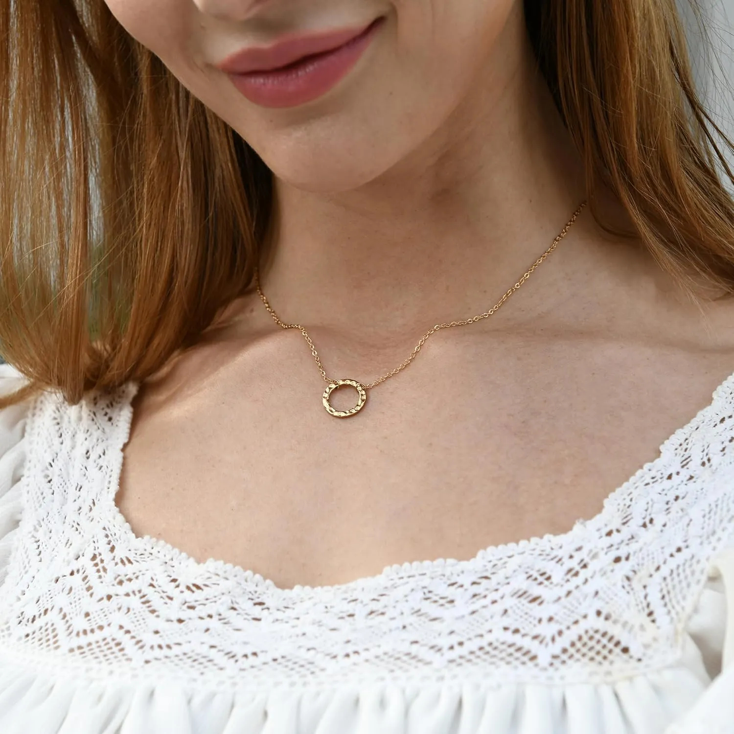 Ldurian Layered Necklaces for Women - 14K Dainty Gold Plated Layering Chokers Necklaces Set Multilayer Delicate Necklace Trendy Adjustable Long Layered Necklaces for Women