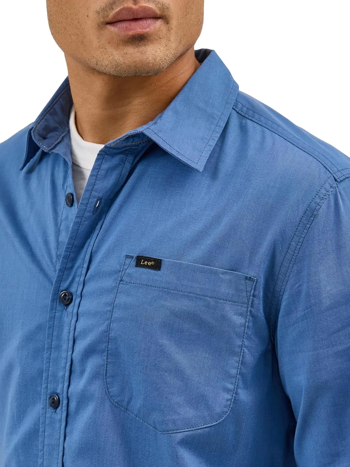 Lee Men's X Move Long Sleeve All-Purpose 1 Pocket Shirt