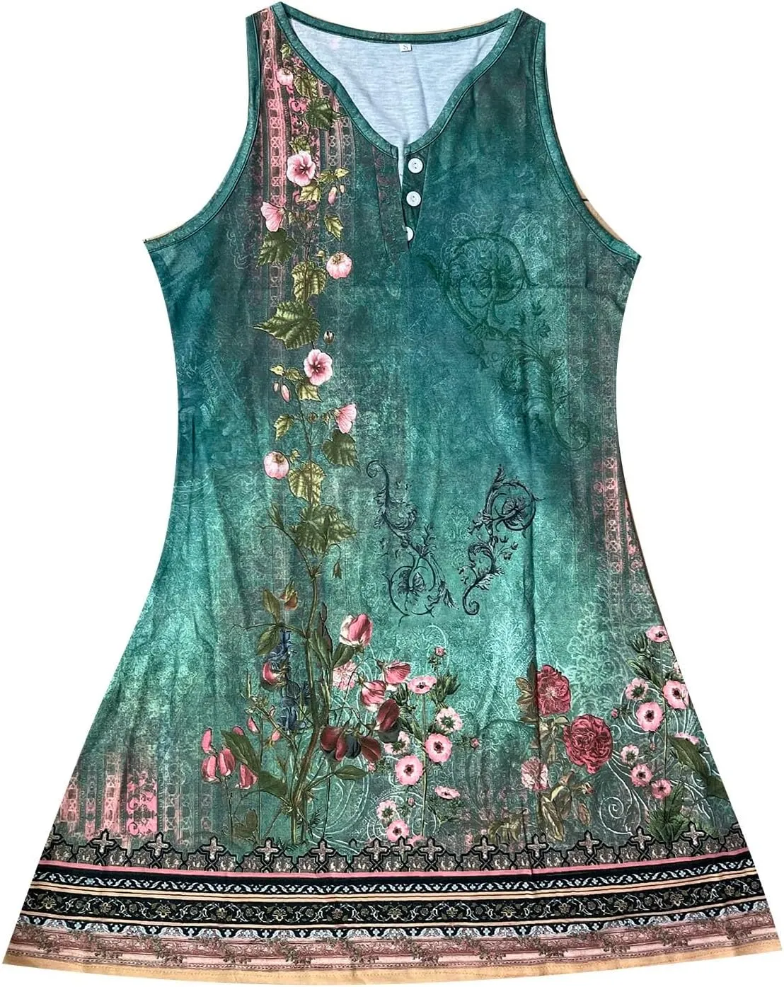 Linen Dress Spring Summer Dresses for Women Sleeveless Mini Sundresses Trendy Vacation Hawaiian Beach Dress with Pockets