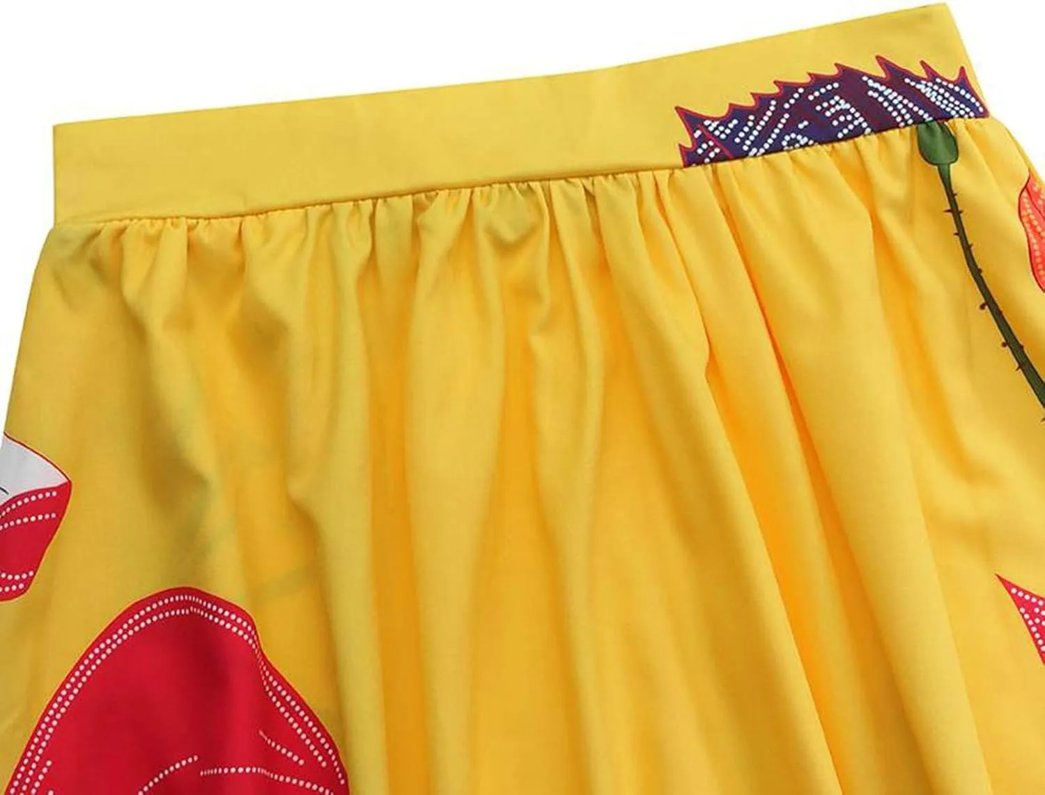 Long Skirts for Women Boho Skirt Summer Floral Skirt Flowy Skirts Broomstick Skirts Elastic Waist A Line Maxi Skirts