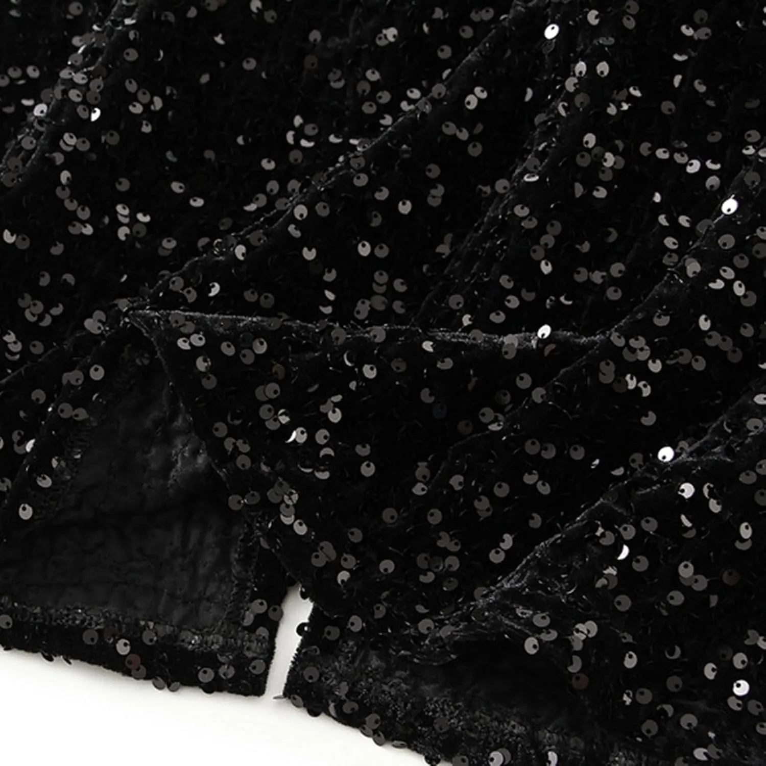 Long Skirts for Women Summer Sequin Printed Long Pleated Ruffle Skirts High Waist Nightgrom Party Skirts