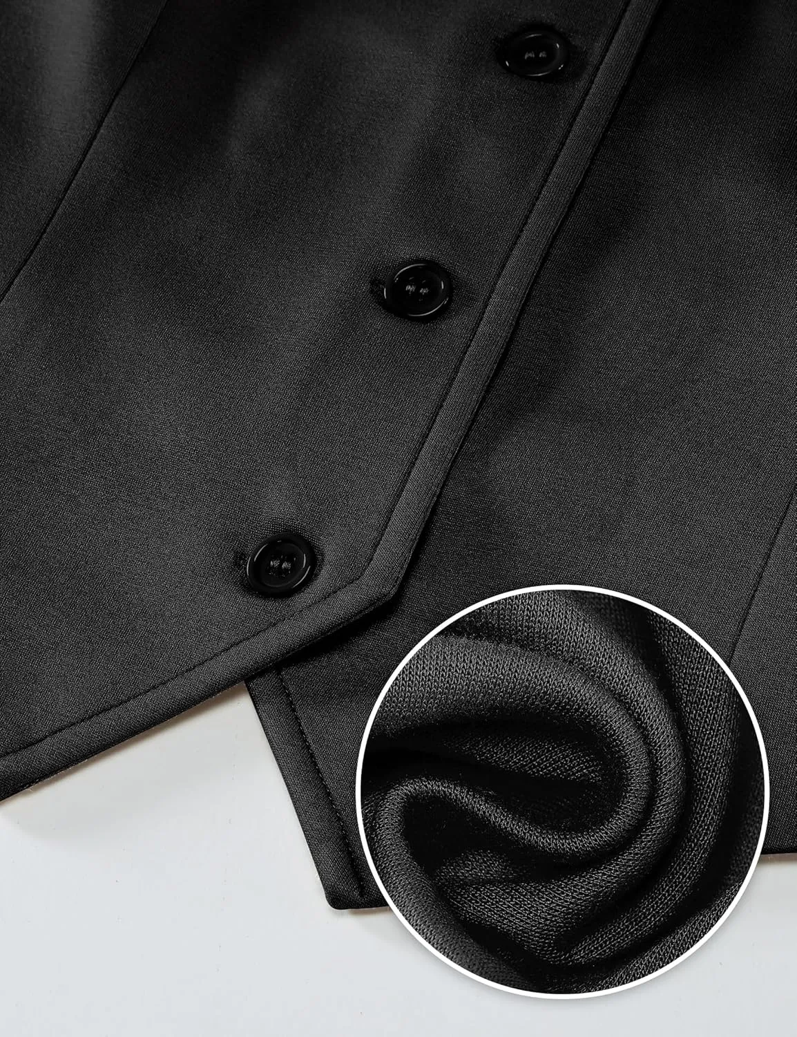 luvamia Vest Tops for Women Trendy Fashion Casual Summer Cropped Dressy Suit Vest Button Up Sleeveless Waistcoat Vests