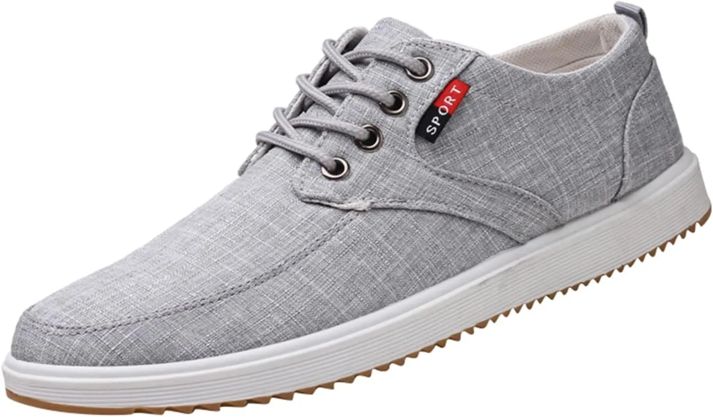 Men Shoes Fashion Canvas High Soled Canvas Sports Casual Shoes for Men Sneaker Storage Boxes Sneaker