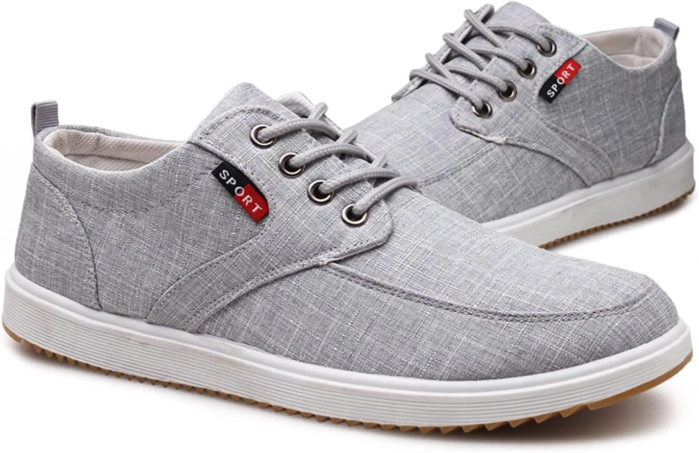 Men Shoes Fashion Canvas High Soled Canvas Sports Casual Shoes for Men Sneaker Storage Boxes Sneaker