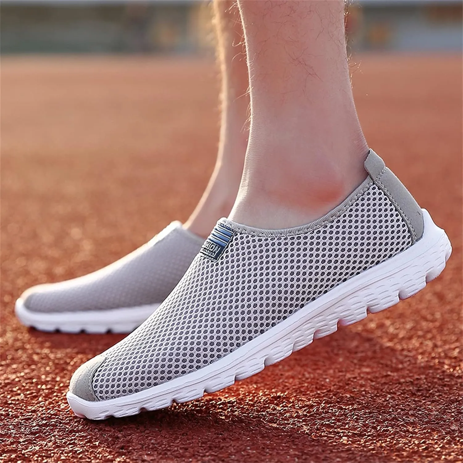 Mens Athletic Shoes Men's Fashion Sneakers Tennis Shoe for Men Slip on Shoe for Men Sport Mesh Sneaker