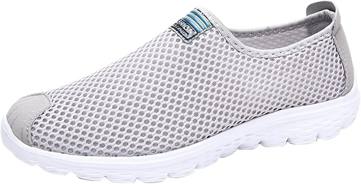 Mens Athletic Shoes Men's Fashion Sneakers Tennis Shoe for Men Slip on Shoe for Men Sport Mesh Sneaker