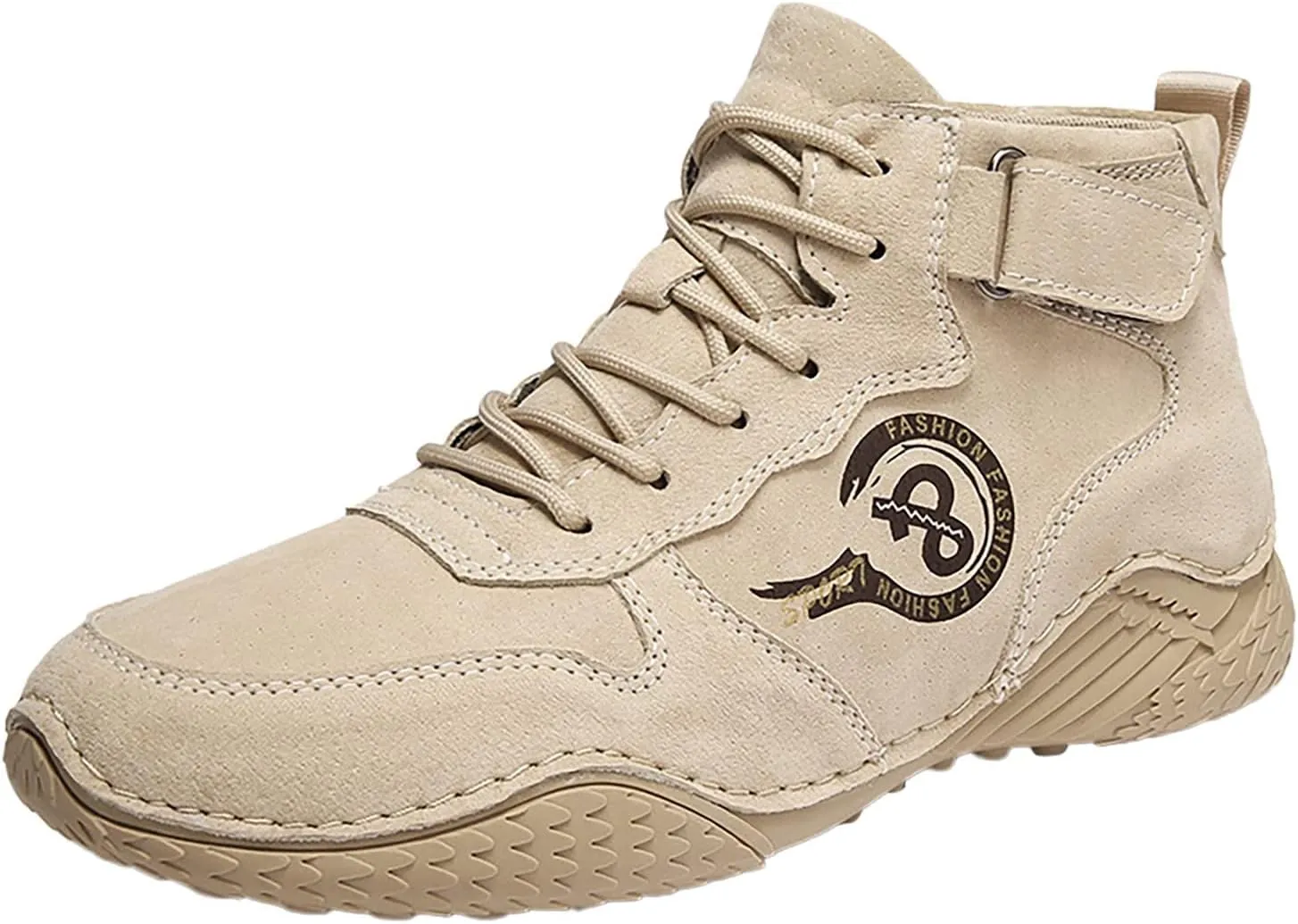 Men's British Large Casual Suede Foreign Trade Lace Up and Hook Loop Sneakers Shoes Men Sneaker