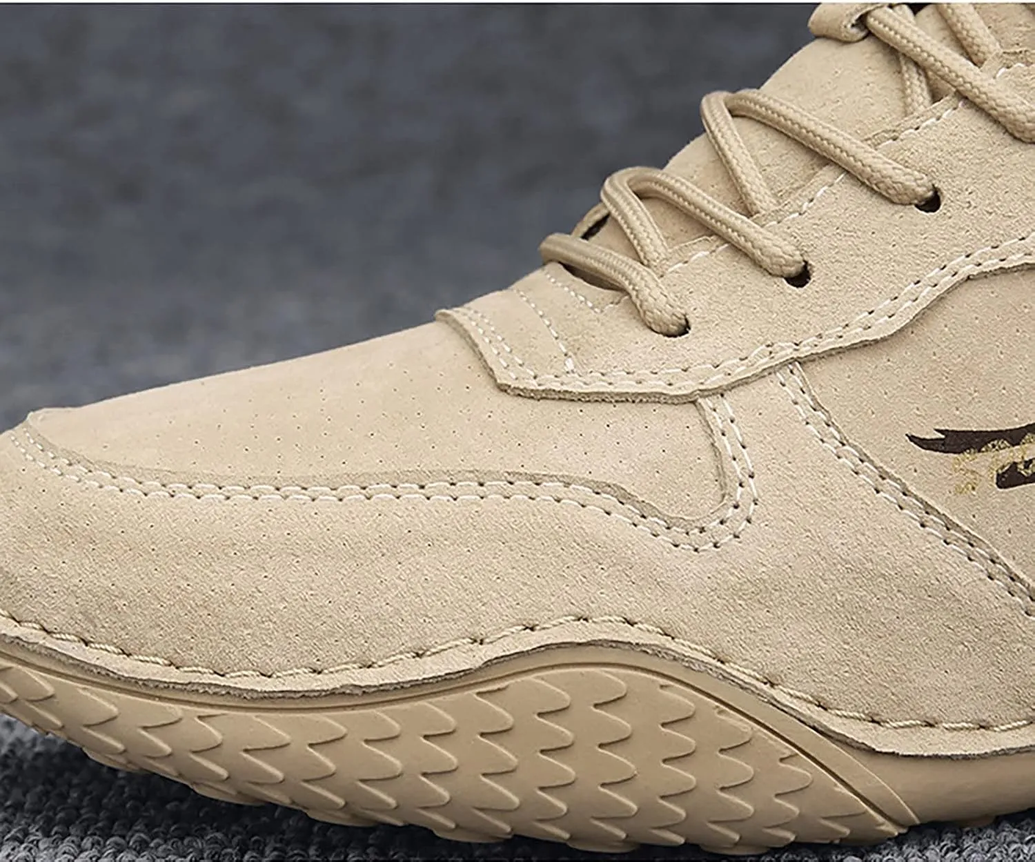 Men's British Large Casual Suede Foreign Trade Lace Up and Hook Loop Sneakers Shoes Men Sneaker