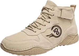 Men's British Large Casual Suede Foreign Trade Lace Up and Hook Loop Sneakers Shoes Men Sneaker