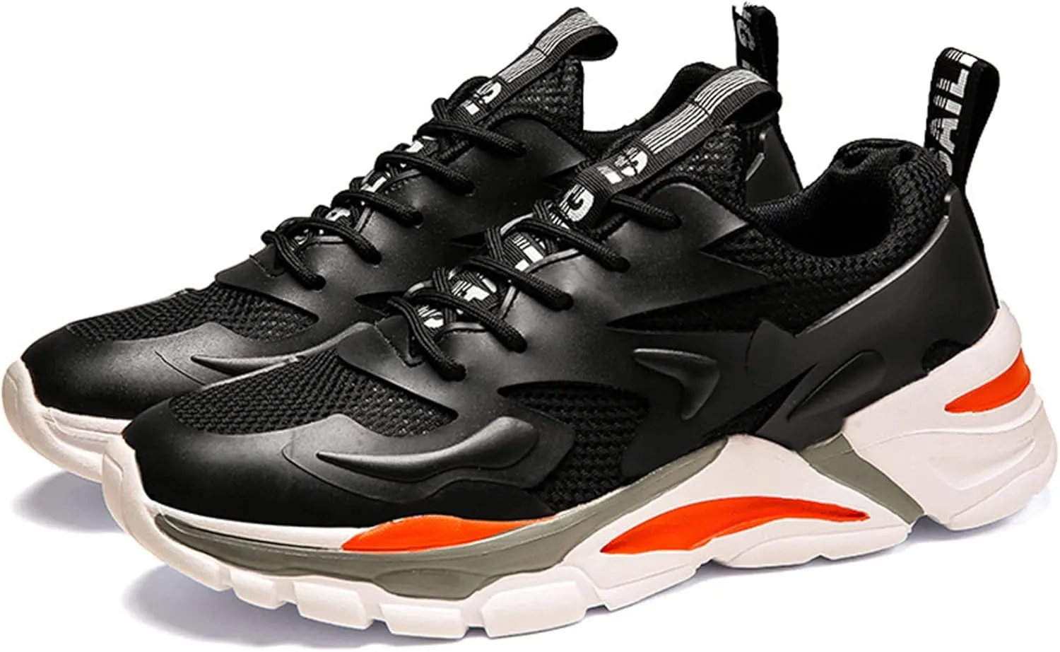 Mens Running Shoes Lightweight Breathable Walking Shoes Non Slip Sport Fitness Gym Jogging Sneaker