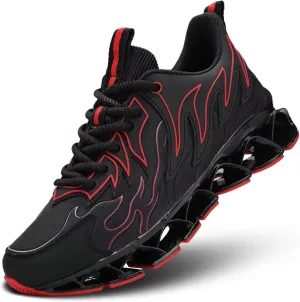 Mens Running Shoes Mesh Breathable Trail Runners Fashion Sport Blade Walking Tennis Sneakers