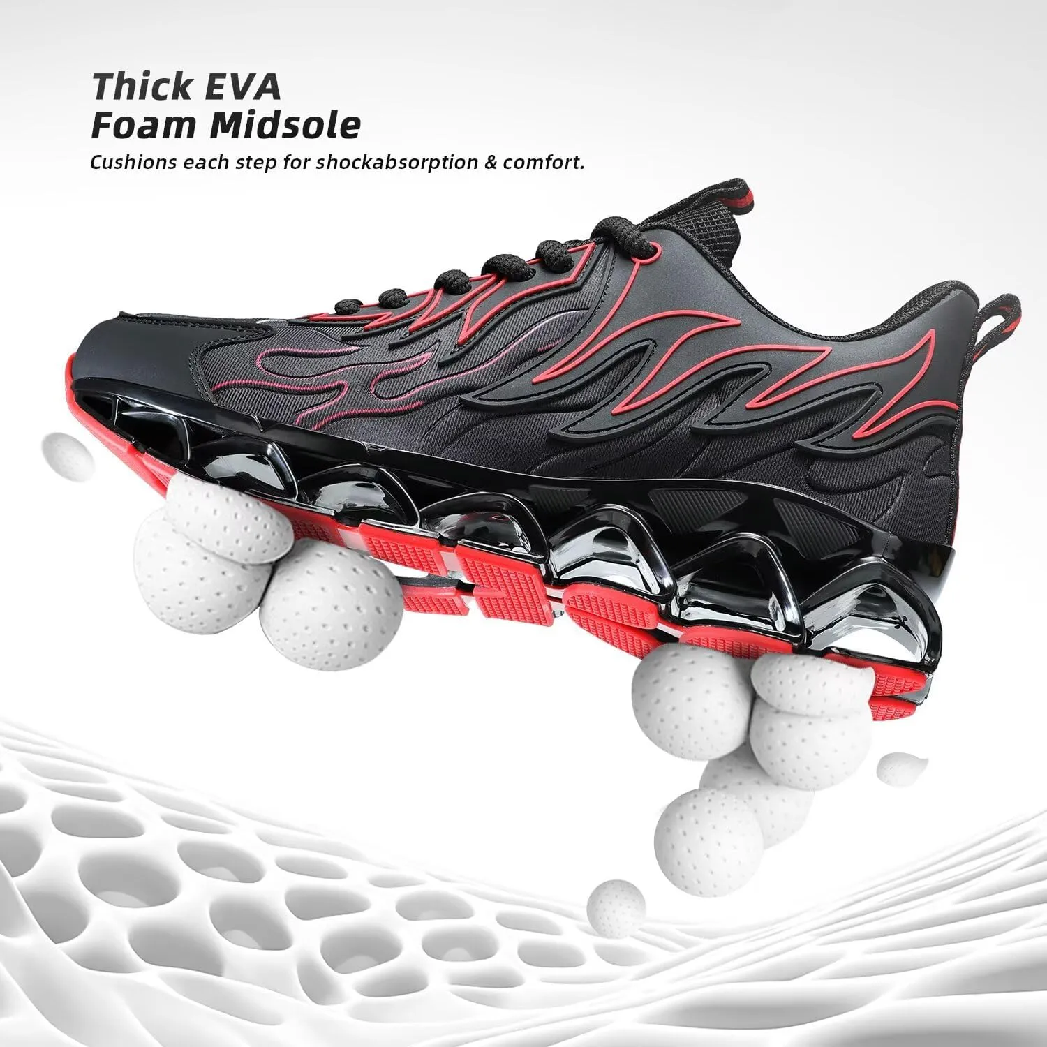 Mens Running Shoes Mesh Breathable Trail Runners Fashion Sport Blade Walking Tennis Sneakers