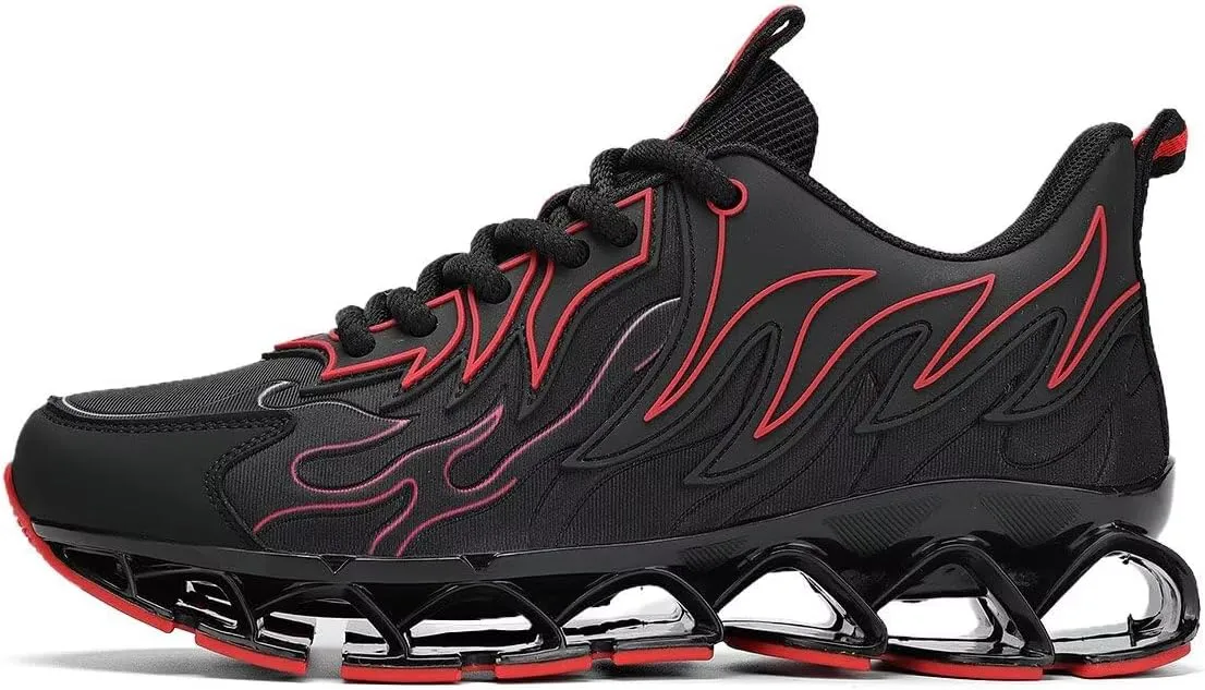Mens Running Shoes Mesh Breathable Trail Runners Fashion Sport Blade Walking Tennis Sneakers