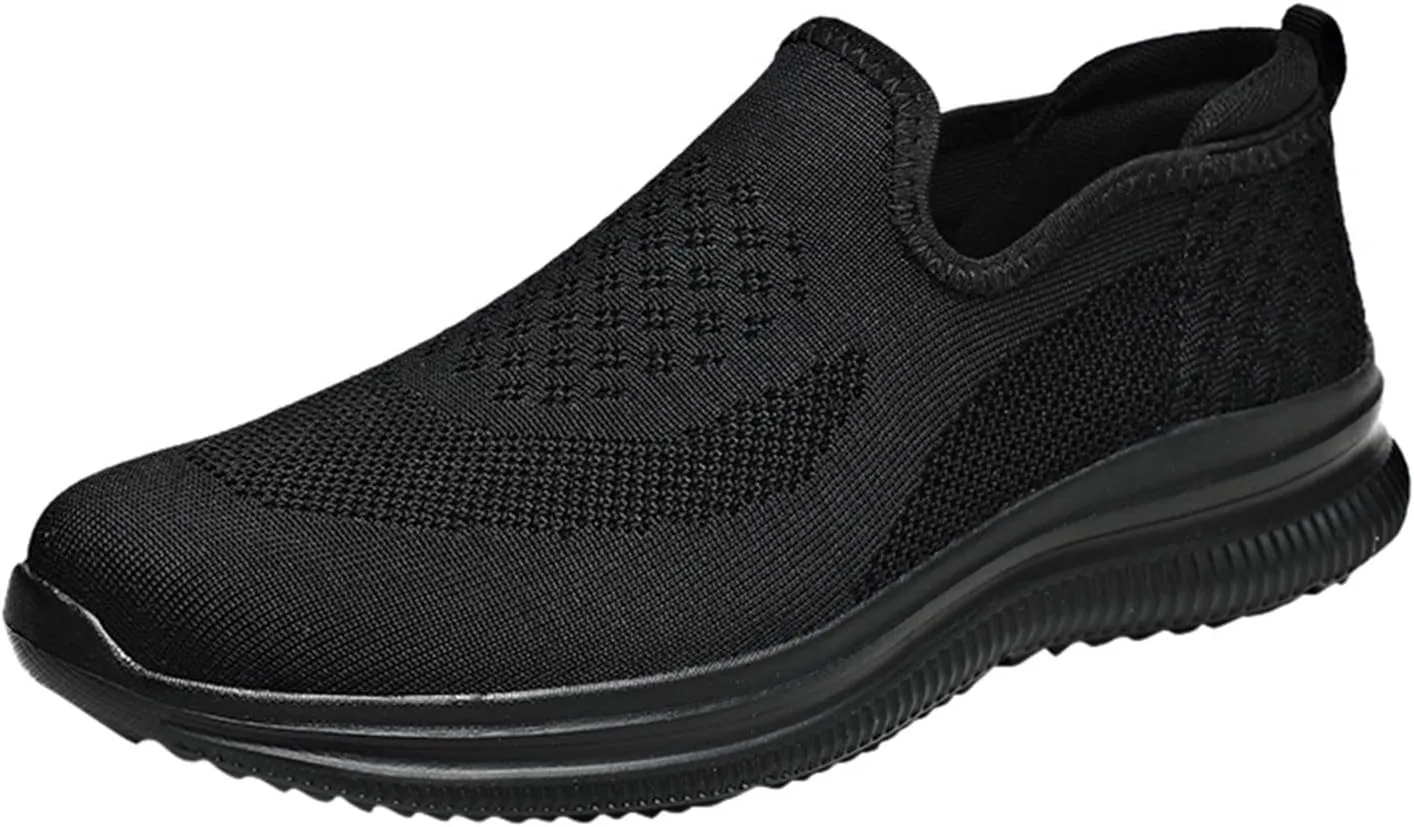 Men's Sneakers Mens Slip on Shoes Tennis Shoe for Men Sneaker for Men Mesh Running Trail Sneaker