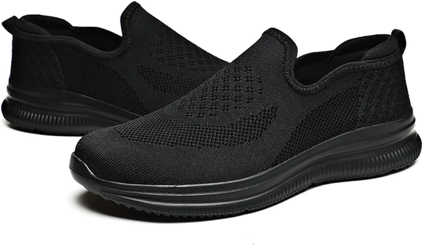 Men's Sneakers Mens Slip on Shoes Tennis Shoe for Men Sneaker for Men Mesh Running Trail Sneaker