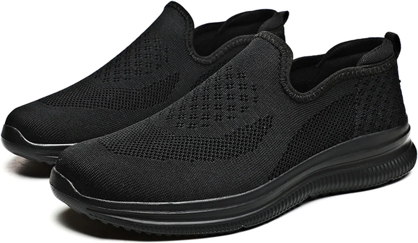 Men's Sneakers Mens Slip on Shoes Tennis Shoe for Men Sneaker for Men Mesh Running Trail Sneaker