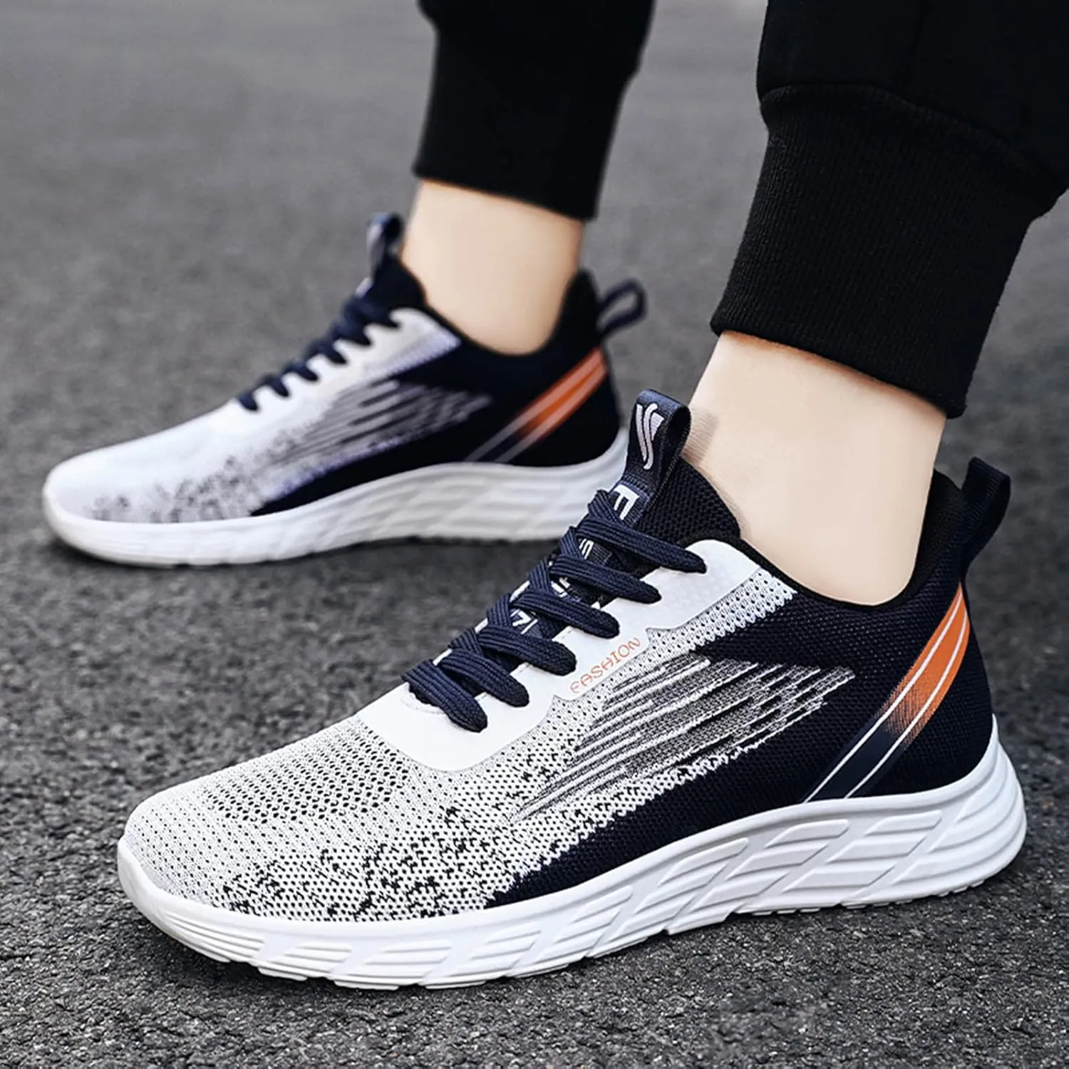 Mens Walking Shoes Mens Tennis Shoes Slip on Shoe for Men Tennis Shoe for Men Casual Lightweight Sneaker