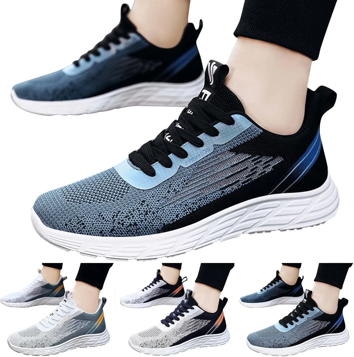 Mens Walking Shoes Mens Tennis Shoes Slip on Shoe for Men Tennis Shoe for Men Casual Lightweight Sneaker
