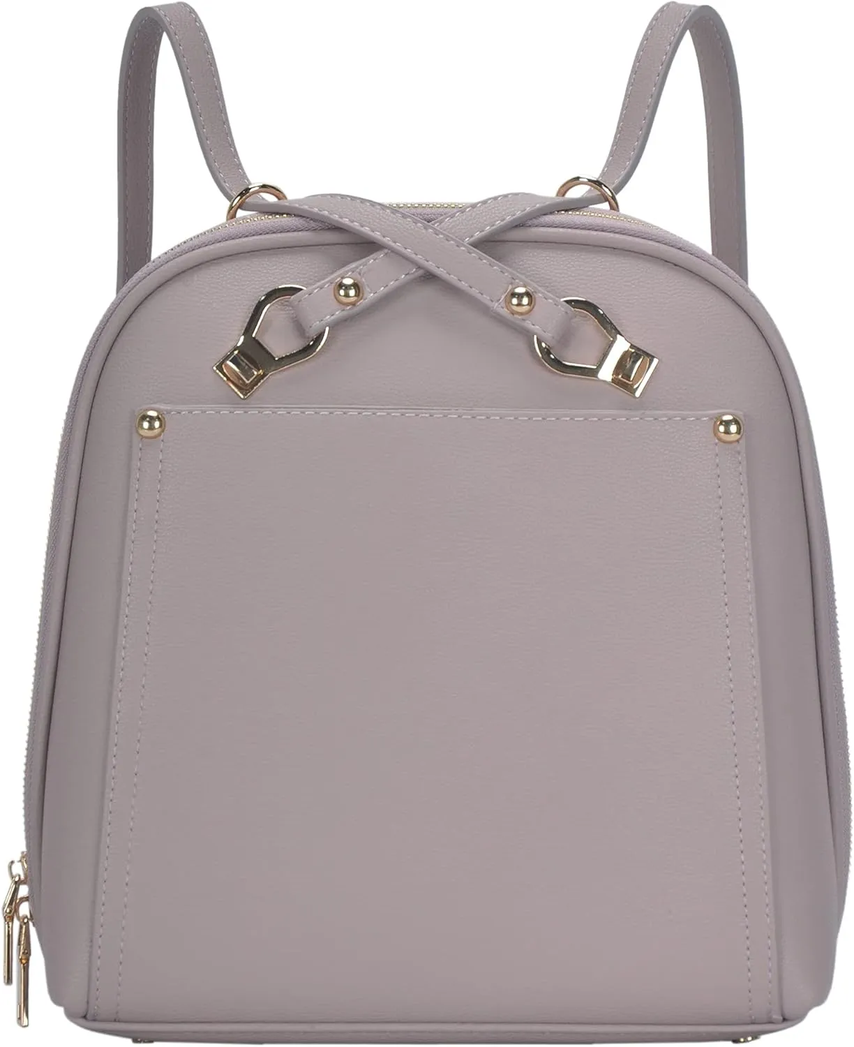 Miztique The Daisy Convertible Backpack Purse for Women (Lilac) | Soft Vegan Leather Shoulder Strap Bag or Convertible Backpack | 10.5in x 4in x 11.5in |
