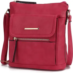 MKF Collection Women's Shoulder Bag, Vegan Leather Crossbody Bag Handbag Purse By Mia K