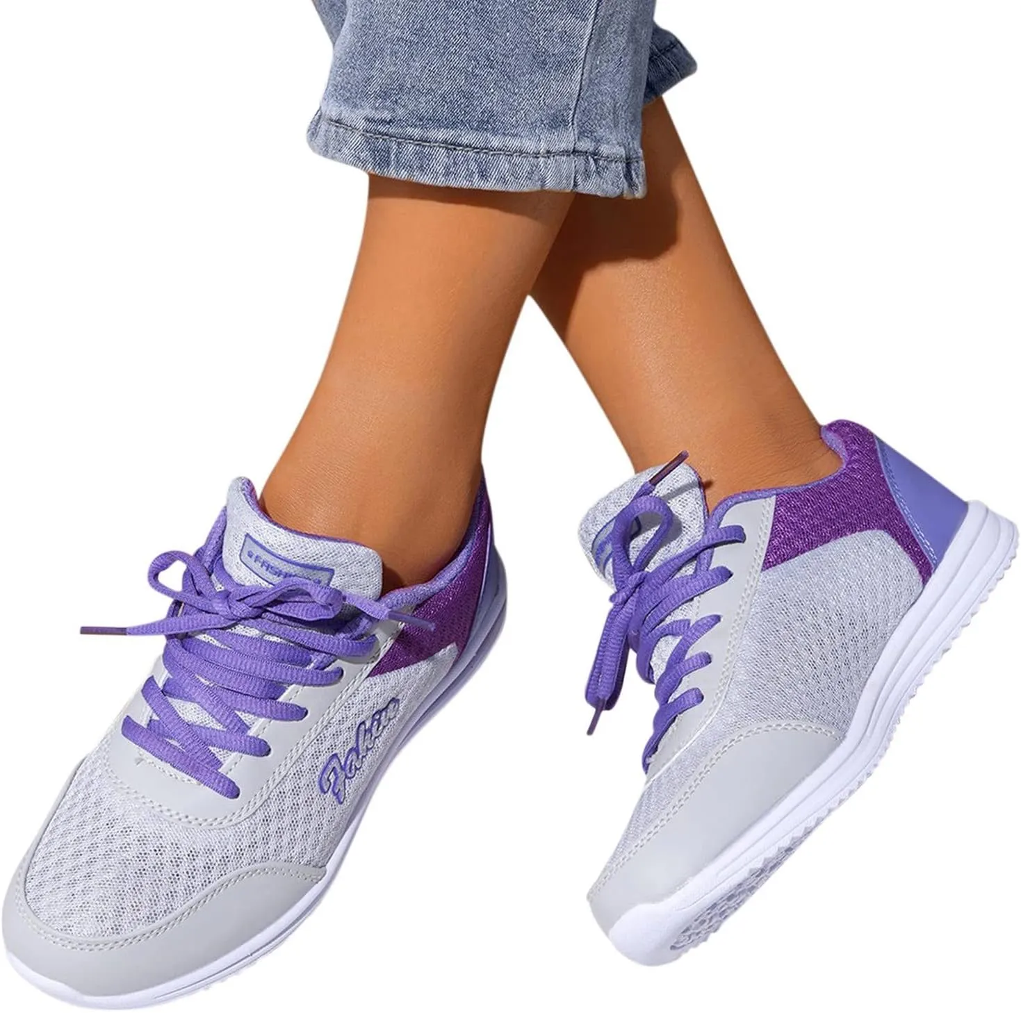 Orthopedic Shoes for Women Wide Width Slip On Zapatos De Trabajo para Mujer Antideslizante Cross Gym Shoes Women Wide Size 8w Womens High Top Sneakers Tenis OrtopDicos Mujer