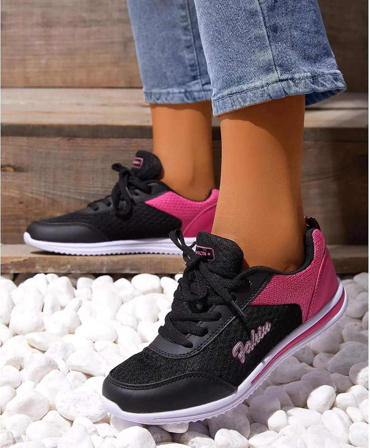 Orthopedic Shoes for Women Wide Width Slip On Zapatos De Trabajo para Mujer Antideslizante Cross Gym Shoes Women Wide Size 8w Womens High Top Sneakers Tenis OrtopDicos Mujer