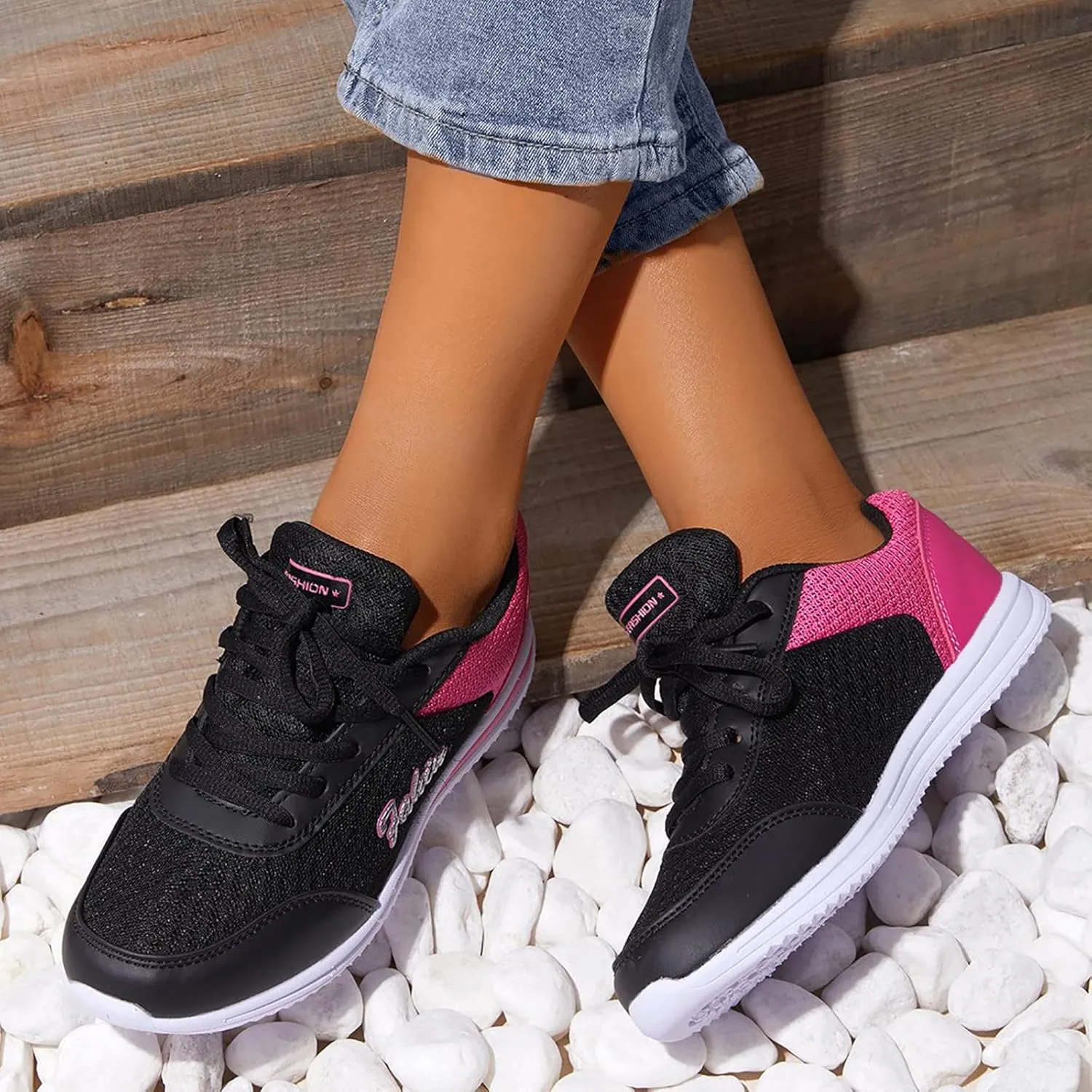 Orthopedic Shoes for Women Wide Width Slip On Zapatos De Trabajo para Mujer Antideslizante Cross Gym Shoes Women Wide Size 8w Womens High Top Sneakers Tenis OrtopDicos Mujer