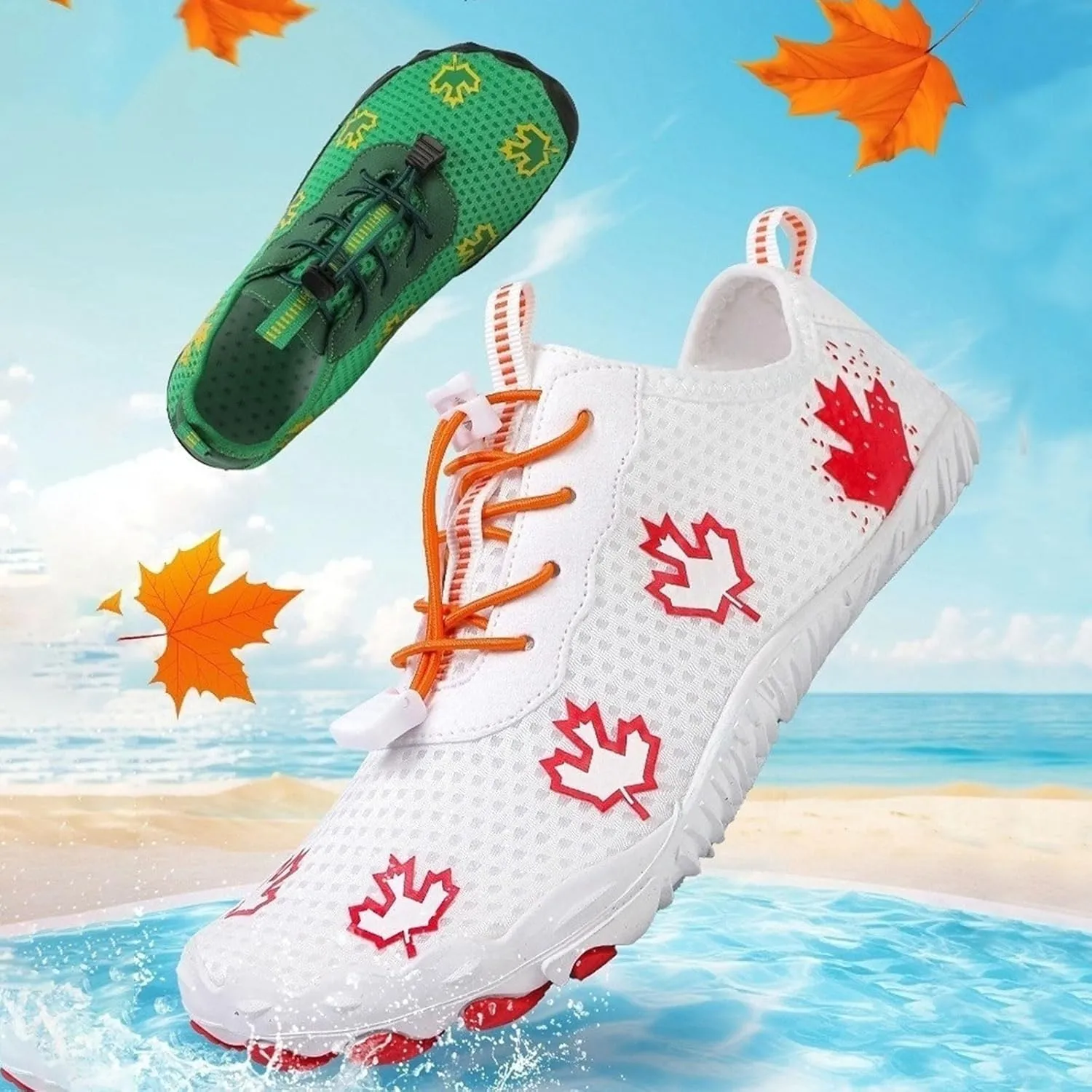 Orthotic Water Shoes with Arch Support for Women Wide Width Walking Barefoot Grounded Footwear for Women Men with Neuropathy Wide Toe Box Sneakers Diabetic Shoes Swim Beach Pool Shoe Unisex