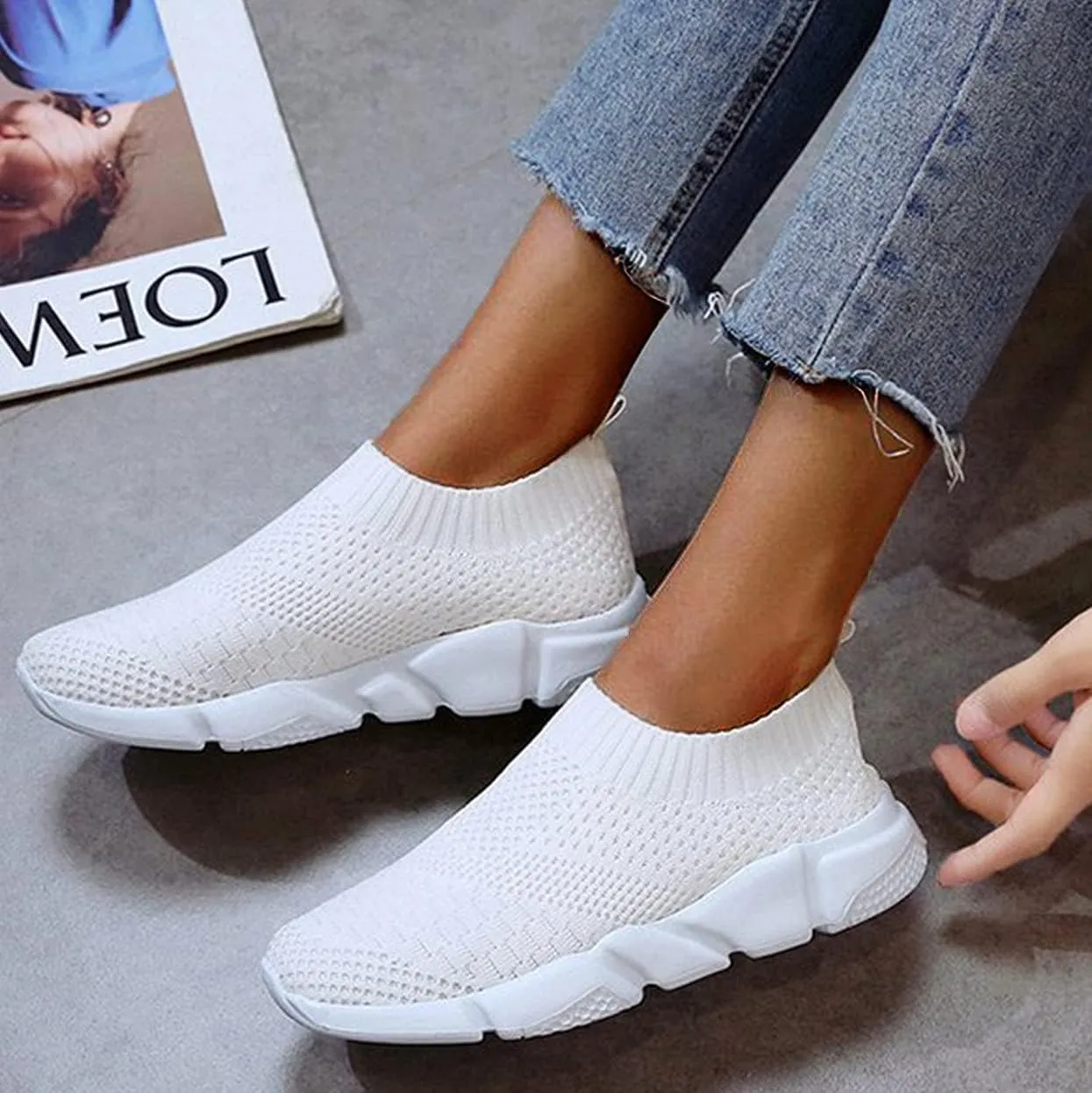 Plantar Fasciitis Work Shoes Women Non Slip Zapatos Antideslizantes para Mujer De Cocina Cross Womens Hiking Shoes Plantar Fasciitis Work Shoes Women Non Slip Zapatos para El Gym De Mujer