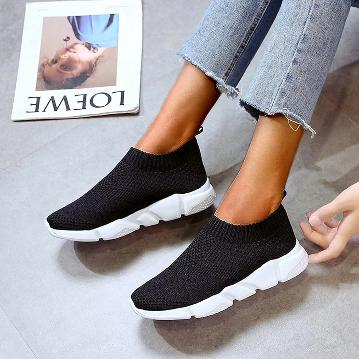 Plantar Fasciitis Work Shoes Women Non Slip Zapatos Antideslizantes para Mujer De Cocina Cross Womens Hiking Shoes Plantar Fasciitis Work Shoes Women Non Slip Zapatos para El Gym De Mujer