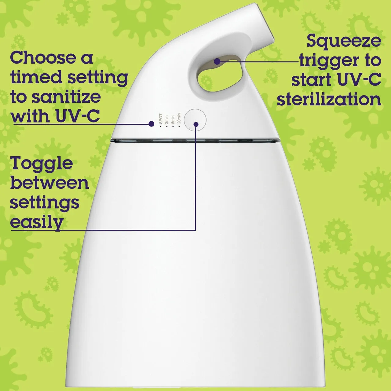 Portable UV Light Sanitizer System
