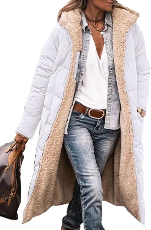 PRETTYGARDEN Women's 2025 Winter Fashion Clothes Oversized Shearling Fleece Long Coats Jackets