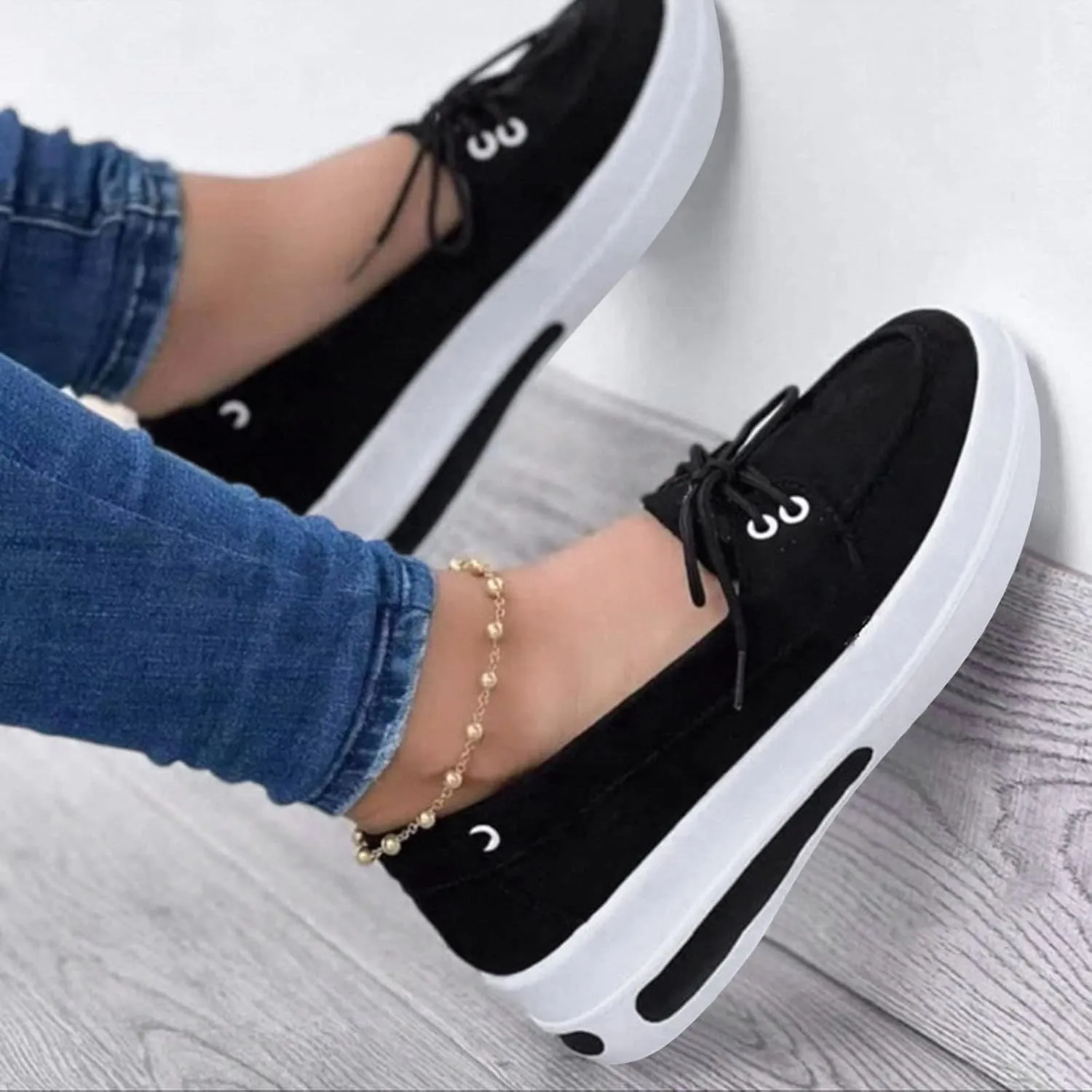 Running Shoes for Women Wide Toe Box Zapatillas Blancas para Mujer De Tacon Bajo Extra Wide Sneakers for Women Platform Sneakers for Women High Top Cute Black Sneakers for Women Comfortable