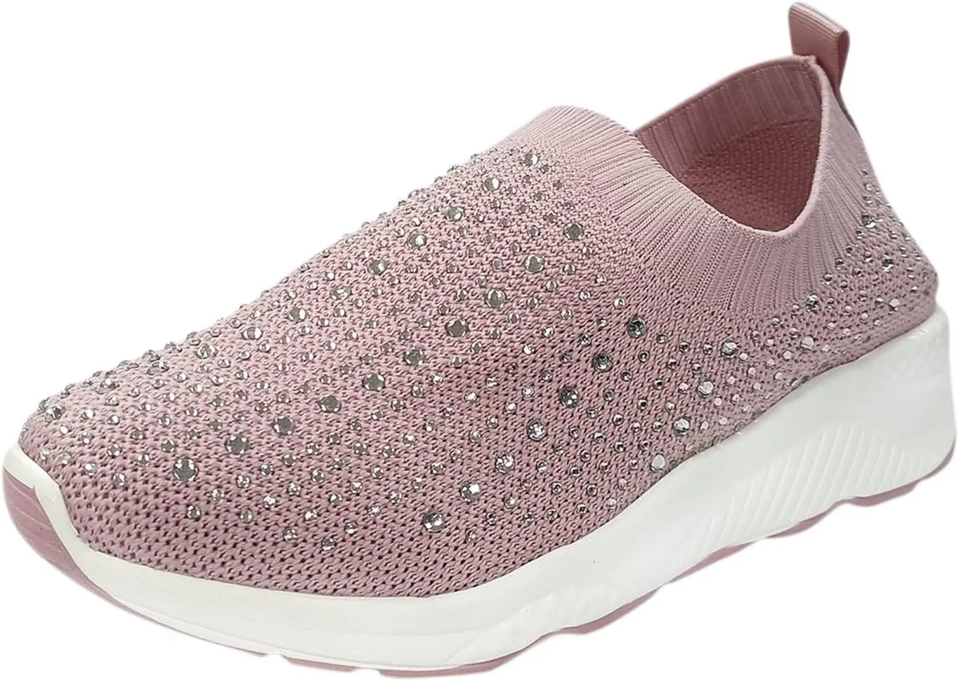 SBGMoSJ Platform Sneakers for Women Nurses Shoes for Women Comfortable Non Slip White Women Slip On Shoes Casual Women's Sneakers Size 8 Wide Comfy Black Shoes for Women Dressy