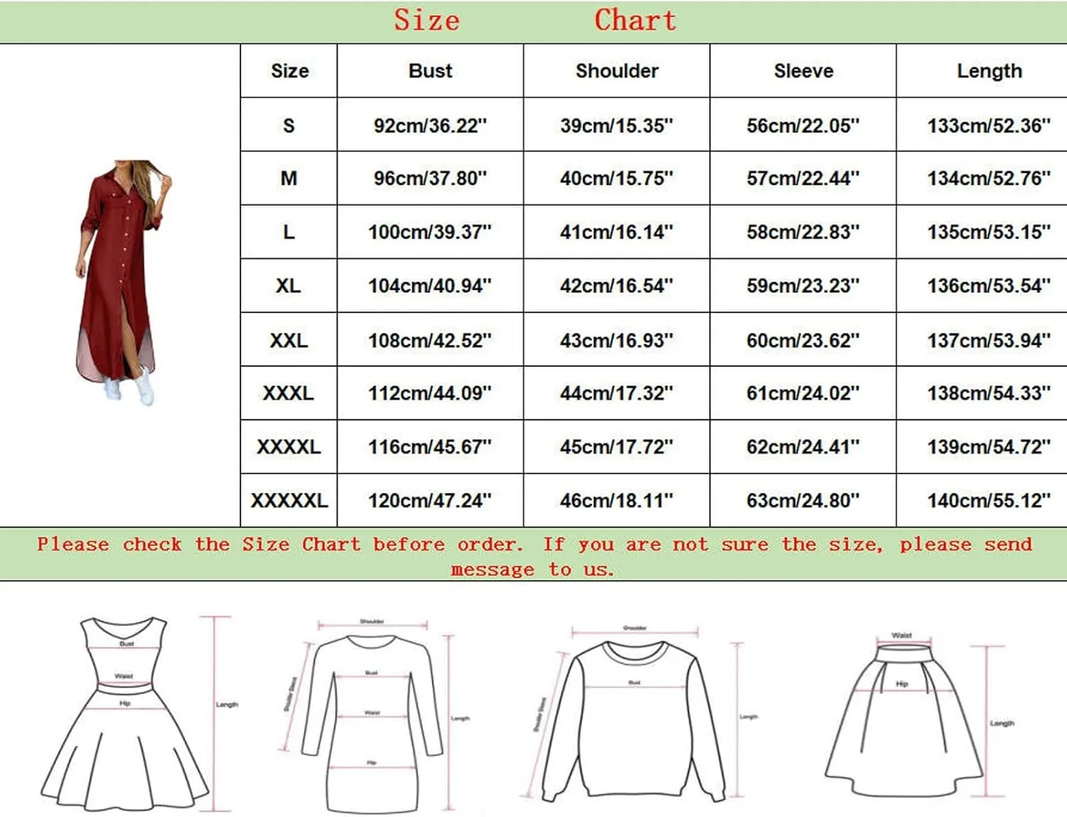 Shift Dress for Women V Neck Short Sleeves Solid Color Casual Flowy Summer Dresses Long Sleeve Button Down Loose Shirt Dress