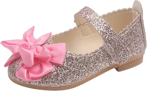 Shoes for Kids,Baby Girls Princess Shoes Bowknot Shoes Infant Sandals Bling Dancing Shoes Baby Girls Shoes 1-12 Years
