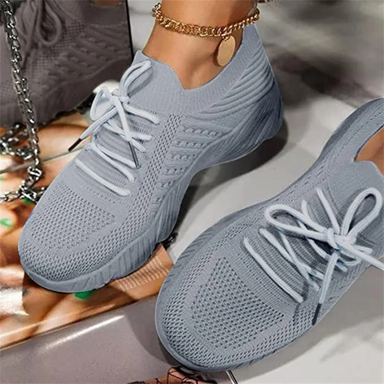 Sneakers For Women Trendy 2025 Slip On Walking Shoes Casual Athletic Gym Comfort Fashion Tennis Running Sneakers 2025