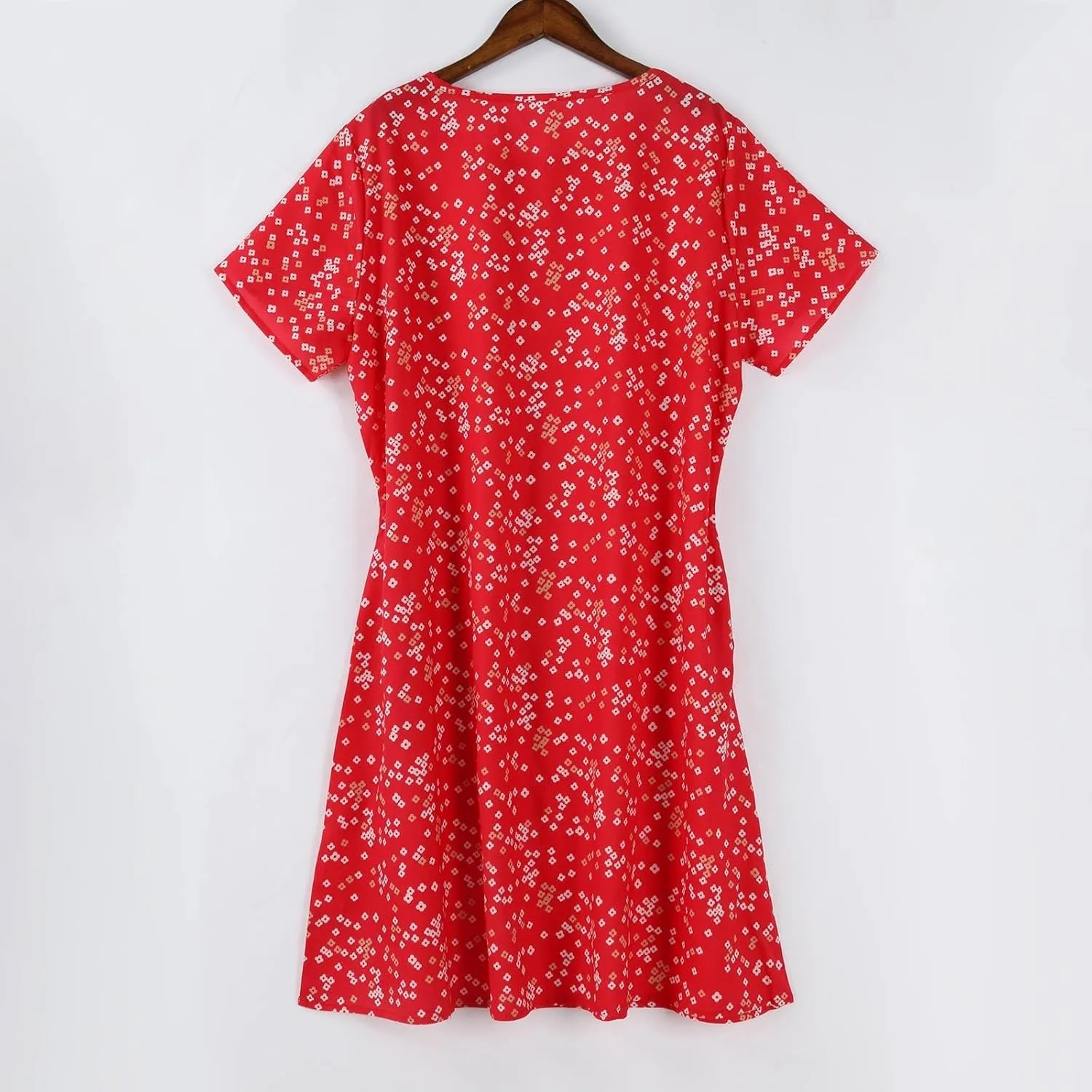 Summer Dresses for Women 2025 Loose Crewneck Short Sleeve Casual T Shirt Dress Flowy Sundresses Swimsuit Coverup