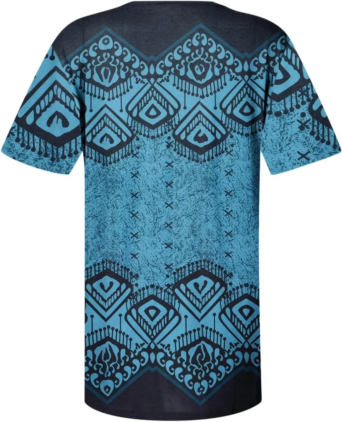 Summer Tops for Women 2025 Trendy Boho Floral Tunic Shirts Short Sleeve Button V Neck Tee Dressy Casual Loose Blouses