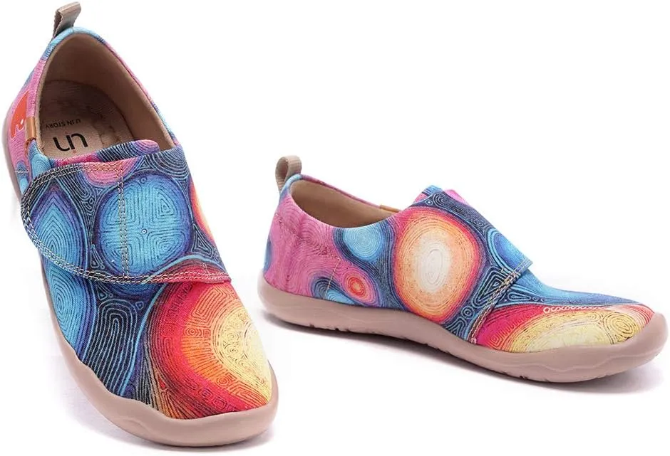 UIN Toddler Baby Little Kid Shoes Painted Art Funny Walking Casual Fashional Sneakers Daydream