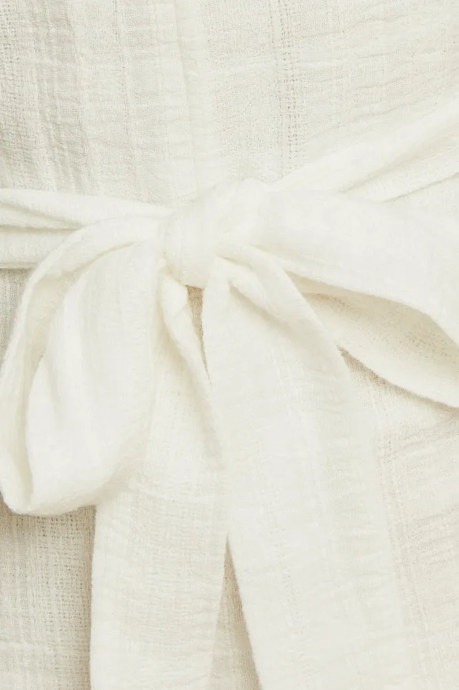 Valley Bend Playsuit White