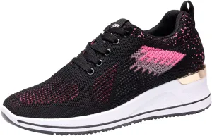 Walking Orthopedic Shoes Women Arch Support Lightweight Breathable Slip On Sneakers Breathable Shoes Women Wedge Leisure Outdoor Running Fitness Shoes Sport Mesh Women's Internationalist Women Sneaker