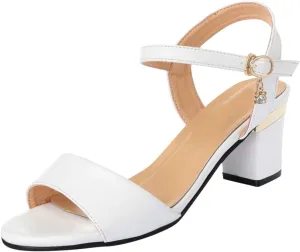 Wedge Sandal for Women Ankle Strap Flatform Arch Support Fish Mouth Toe Retro Platform Shoes Breathable Waterproof Comfort Cushion Rubber Open Chunky Slip on Wide open sports running C4-White