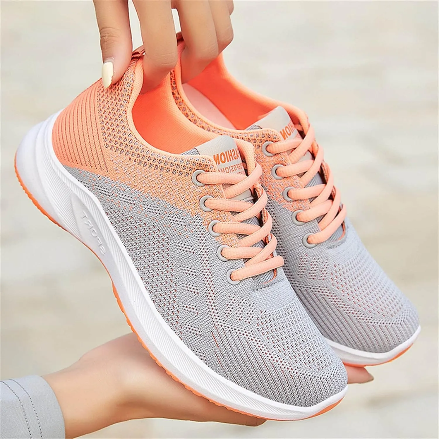 White Sneakers for Women Wide Feet Womens Running Shoes Size 9.5 White Womens Casual Shoes Tennis Shoes Womens Walking Wine Red Women's Hiking Shoes